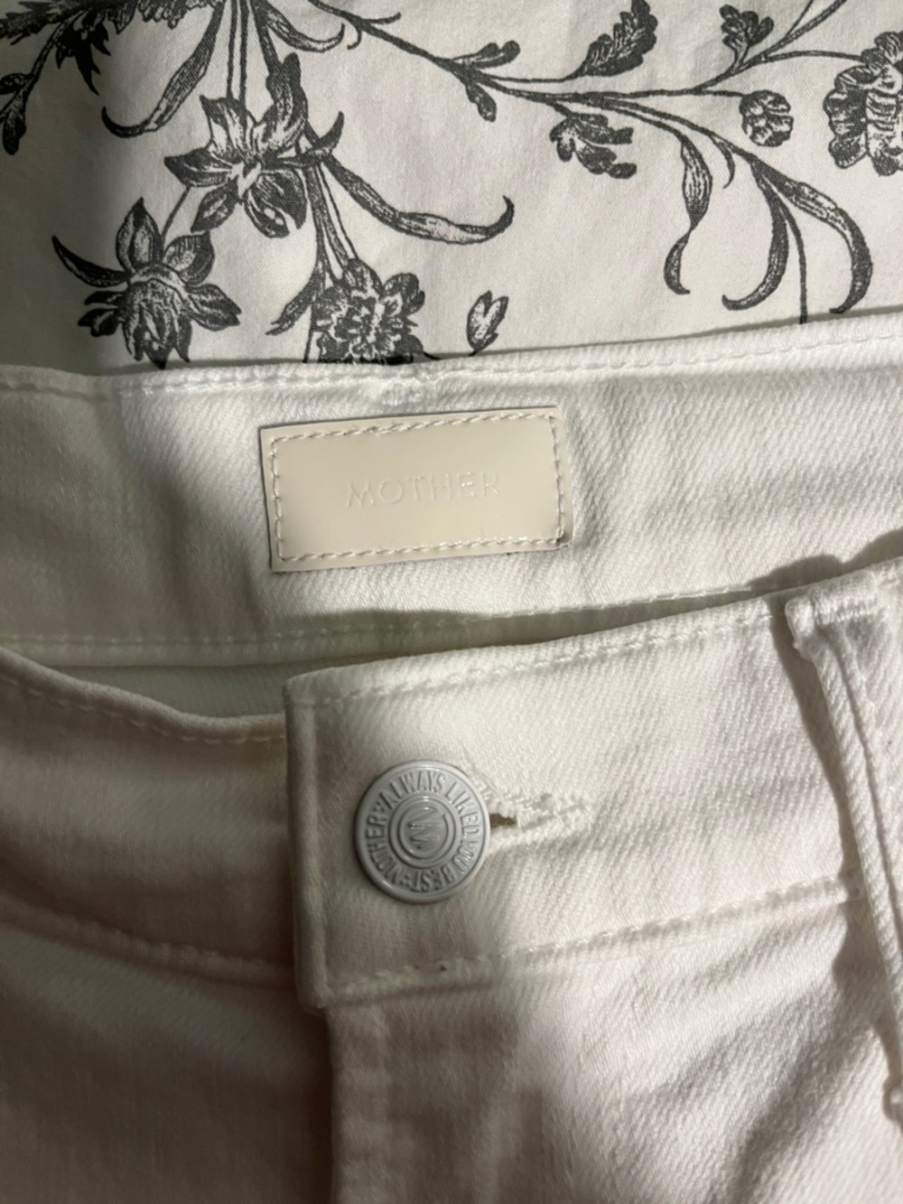 MOTHER Hustler Ankle Fray Sz 29 in Fairest of Them All - Picture 5 of 10